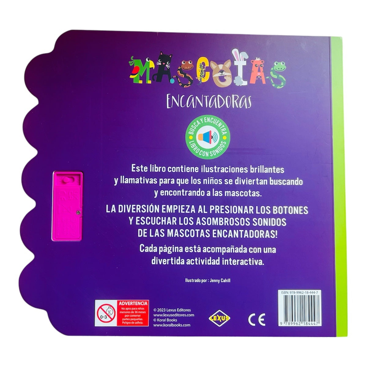 Libro Mascotas Encantadoras 10 Sonidos Busca y encuentra Lexus