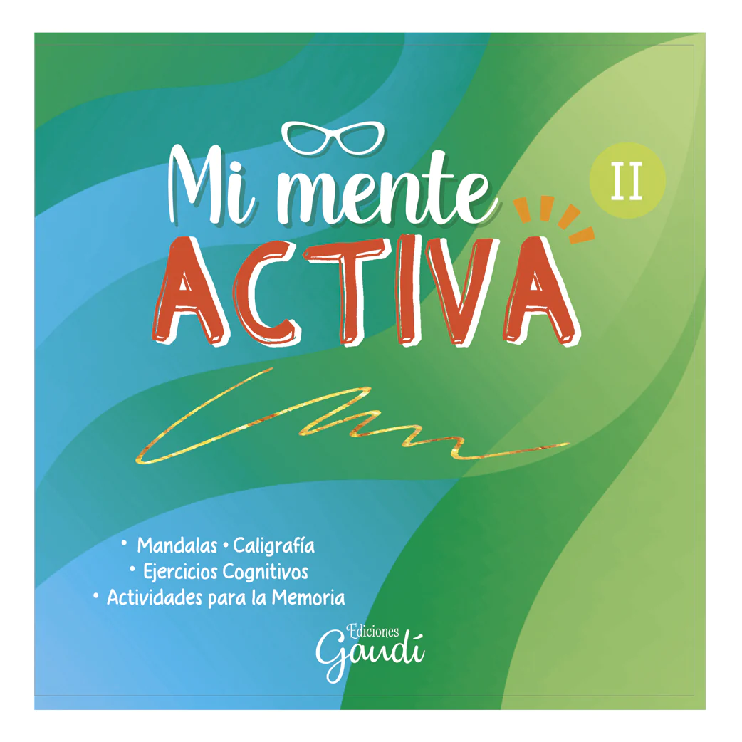 Libro Mi Mente Activa 2 - Ejercicios Para La Memoria - Ediciones Gaudi