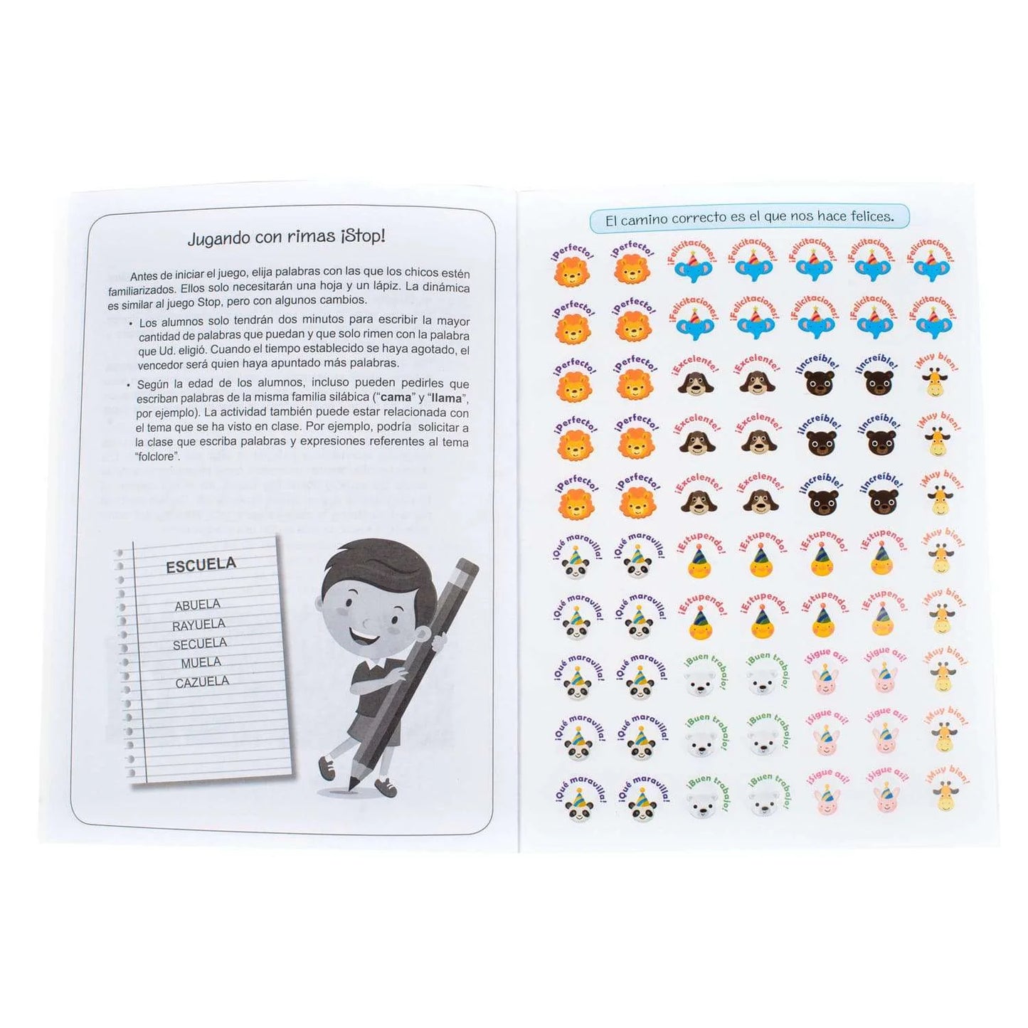 Libro 1.500 Stickers Para Profesores, Motive A Sus Alumnos - Lexus