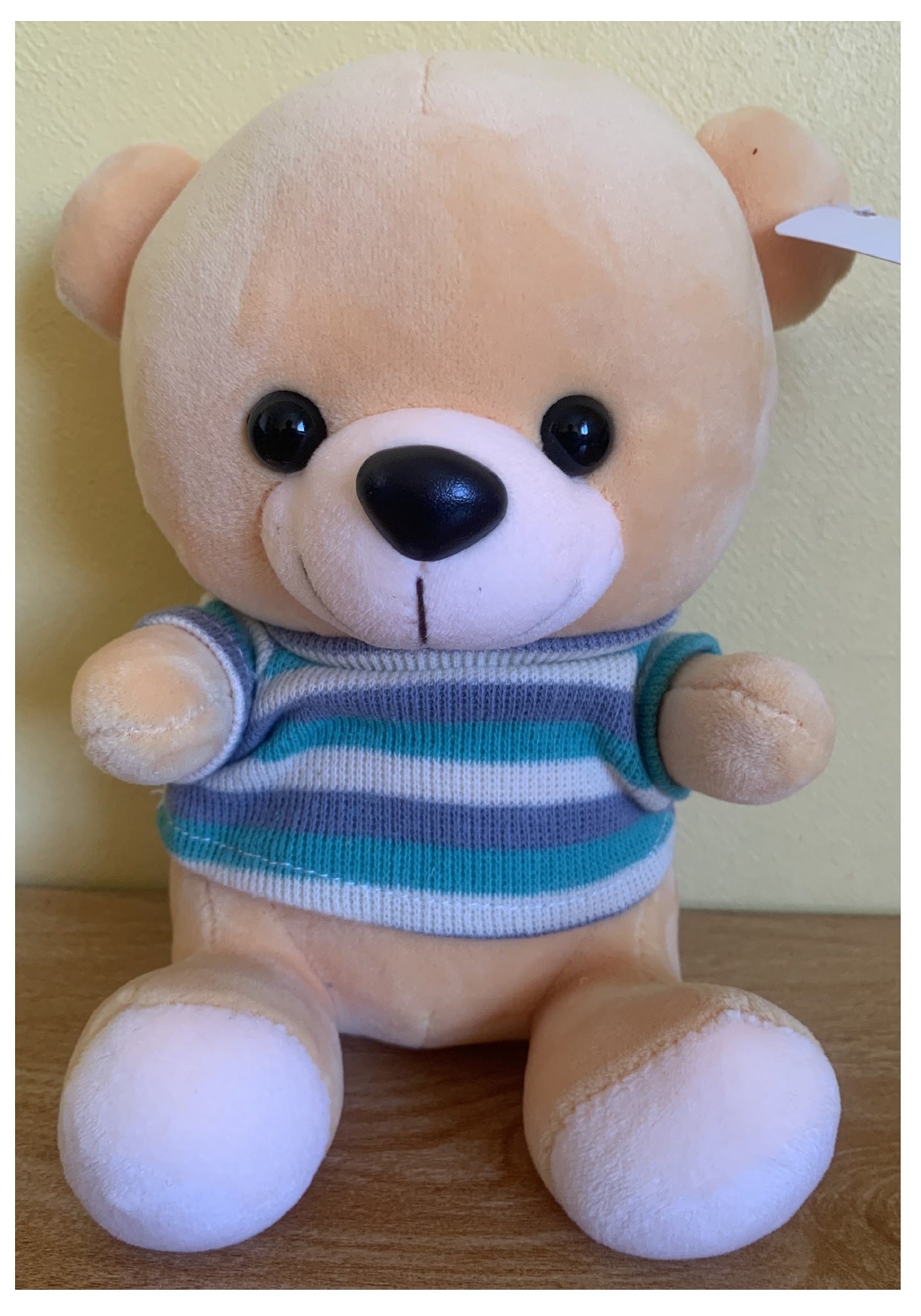 Peluche Osito Con Chaleco Kawaii De Felpa Suave 20cm