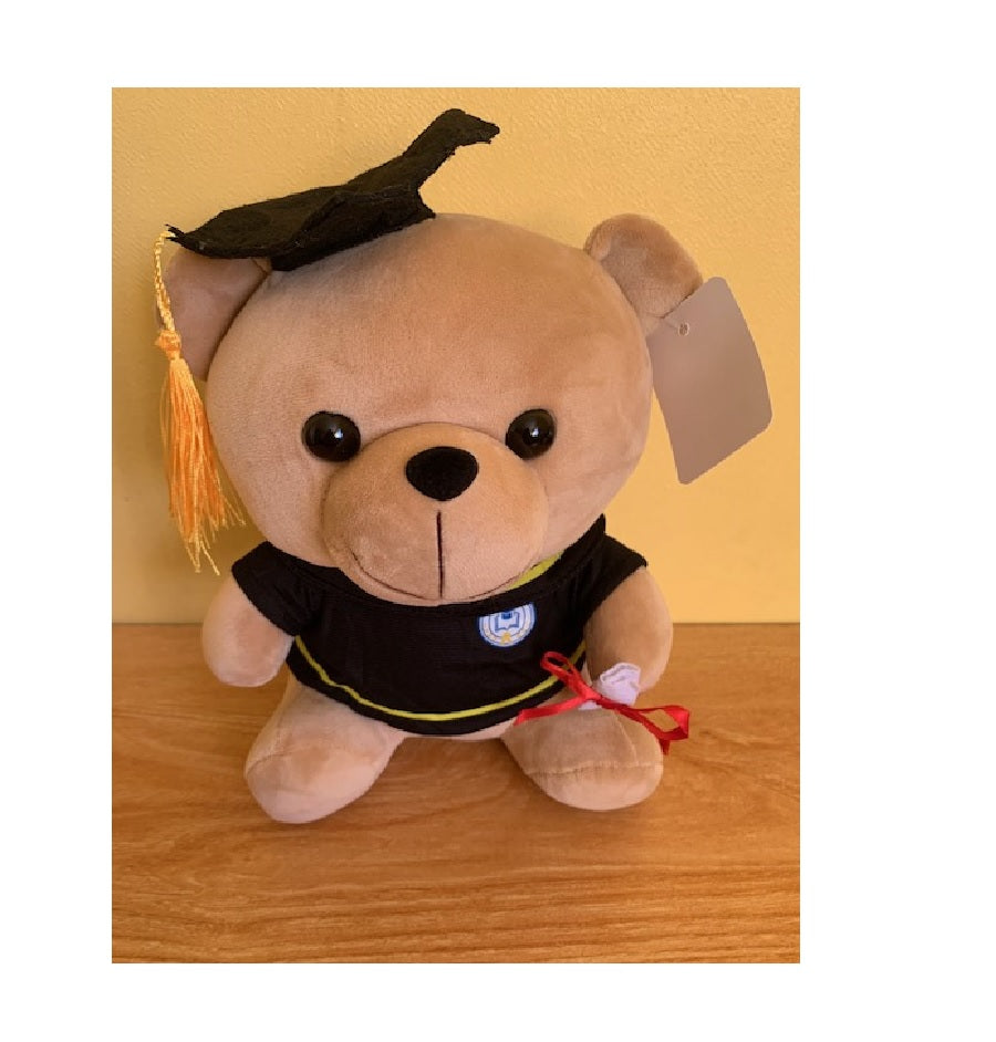 Peluche Osito Graduacion Kawaii De Felpa Suave 25cm