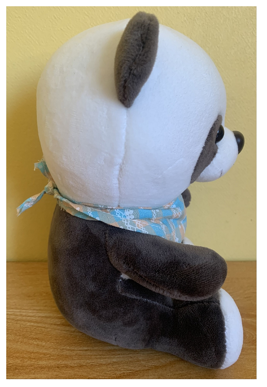 Peluche Osito Panda Con Pañuelo Kawaii De Felpa Suave 20cm