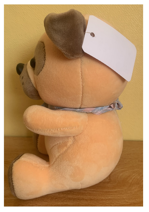 Peluche Perrito Con Pañuelo Kawaii De Felpa Suave 20cm