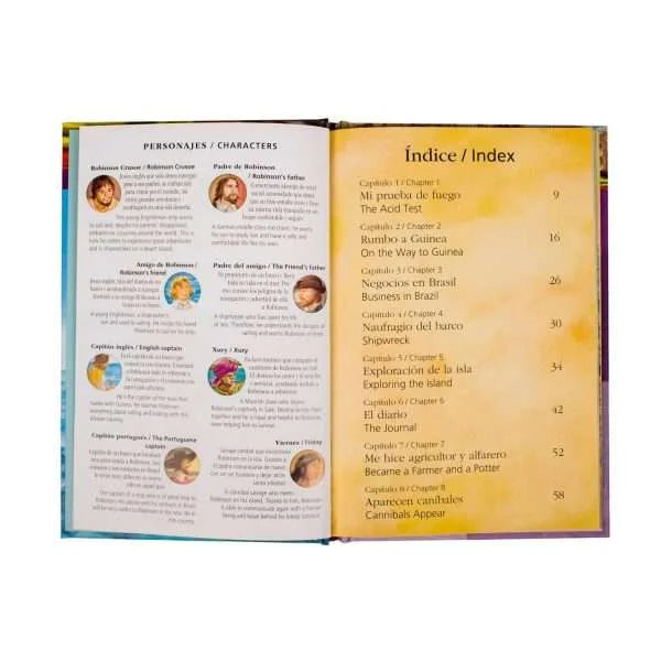 Libro Bilingue Robinson Crusoe - Clasico Español-Ingles - Lexus