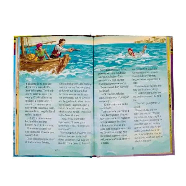Libro Bilingue Robinson Crusoe - Clasico Español-Ingles - Lexus