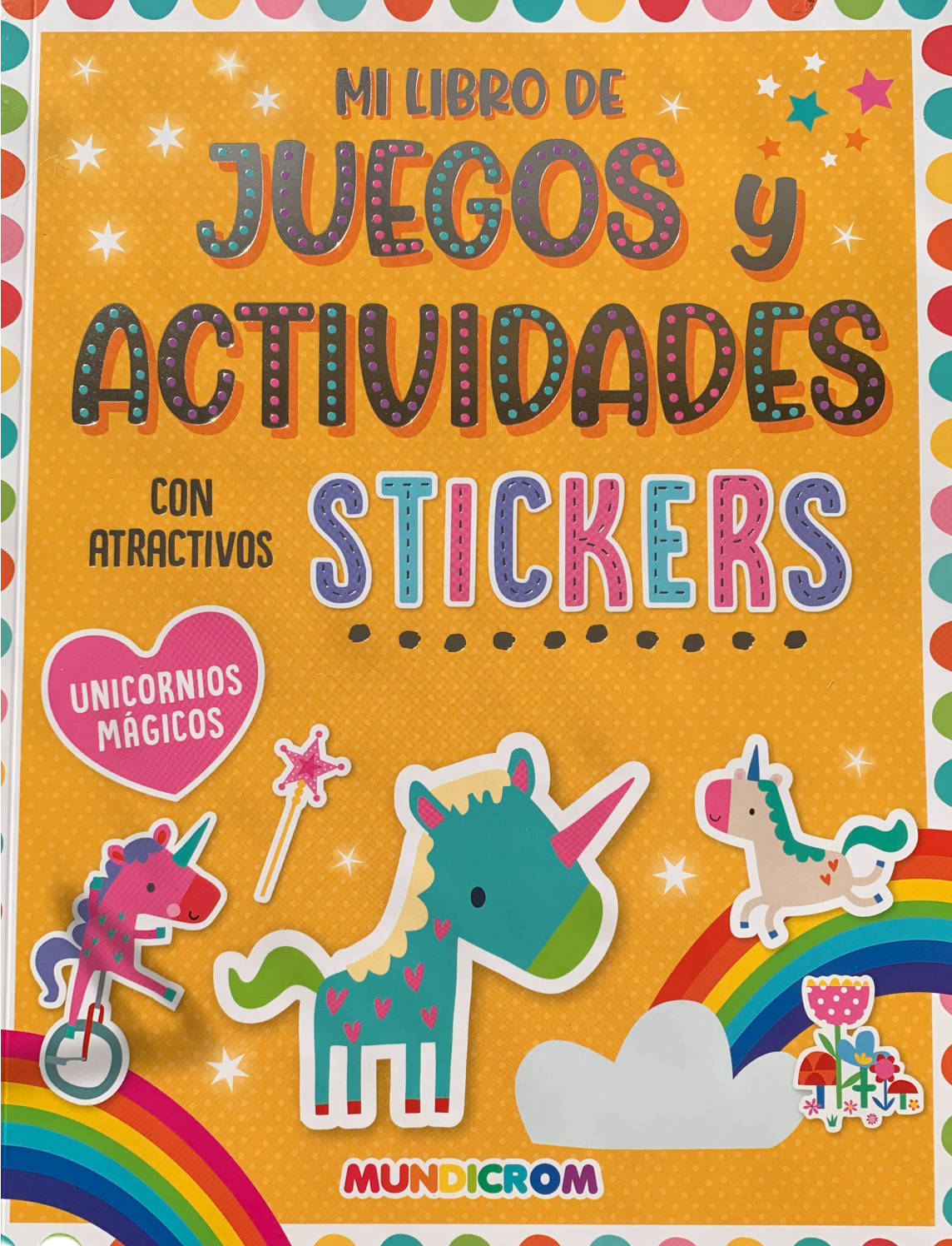 Coleccion de 3 Libros de Juegos y Actividades con stickers para niñas - Mundicrom