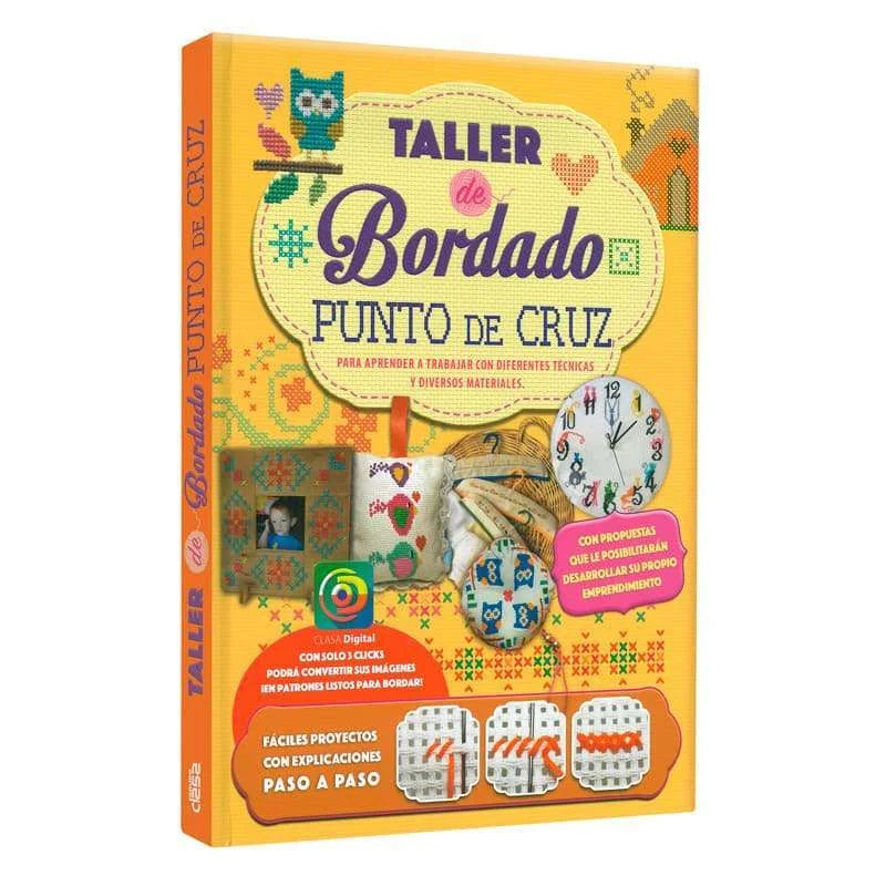 Libro Taller De Bordado Punto De Cruz- Nuevo y original - Lexus