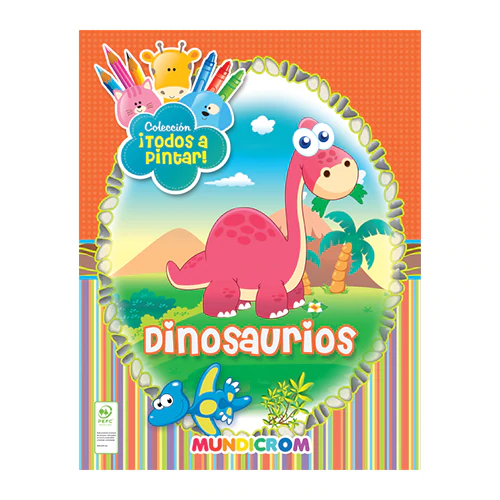 Colección Todos A Pintar 4 Libros: Piratas-dinosaurios-circo-juguetes - Mundicrom
