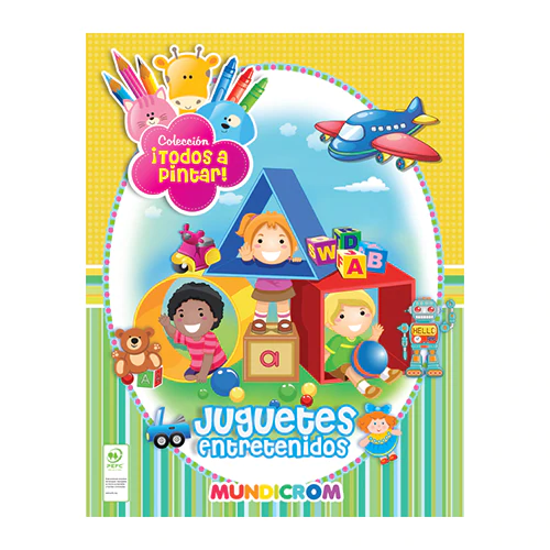 Colección Todos A Pintar 4 Libros: Piratas-dinosaurios-circo-juguetes - Mundicrom