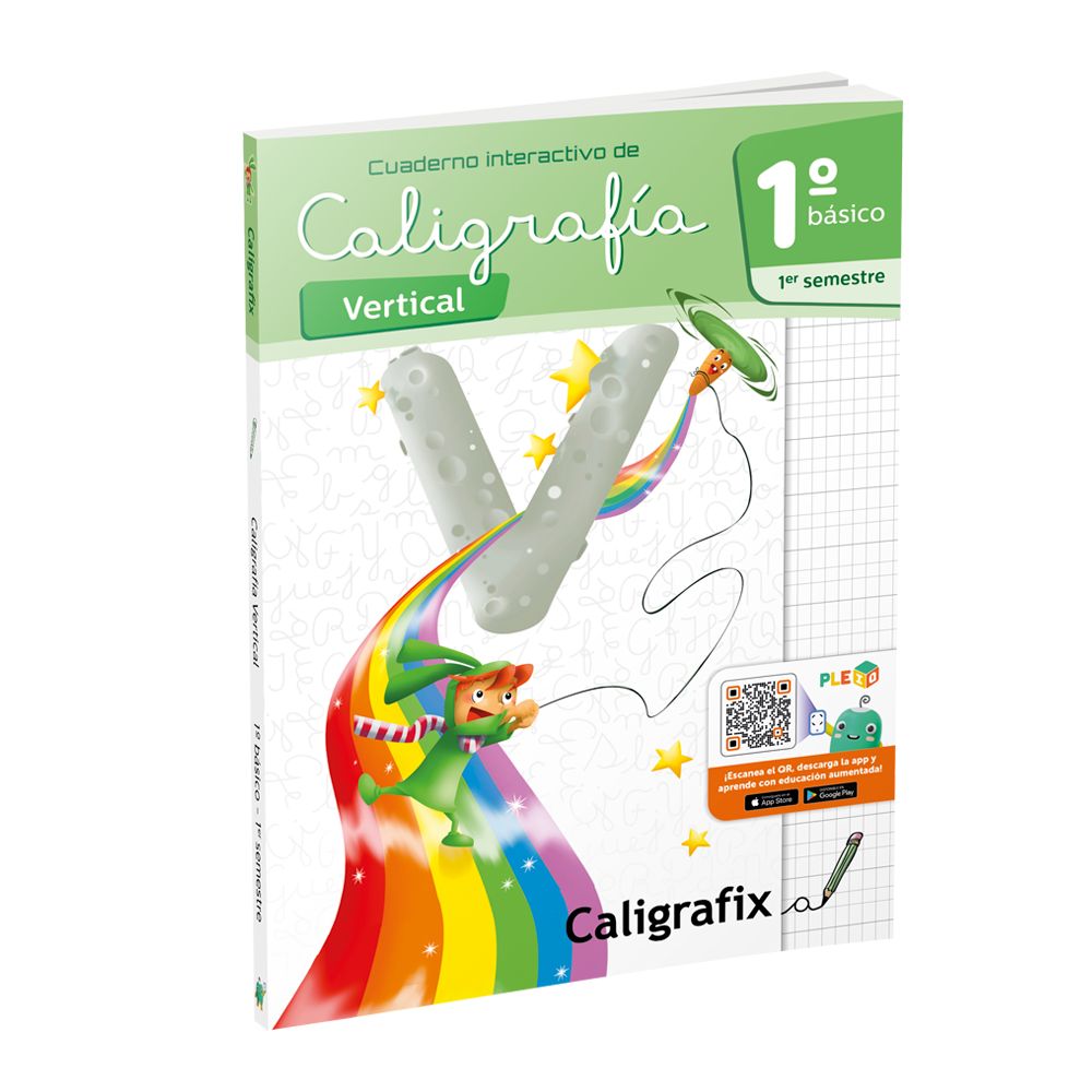 Cuaderno Caligrafia Vertical 1° Basico Primer Semestre Caligrafix