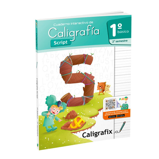 Caligrafix Cuaderno Caligrafia Script 1 Basico 2 Semestre