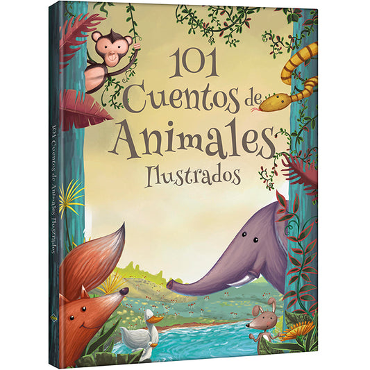 Libro: 101 Cuentos De Animales Ilustrados - Lexus