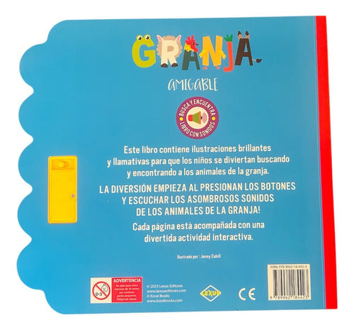 Libro Granja Amigable 10 Sonidos Busca-encuentra - Lexus