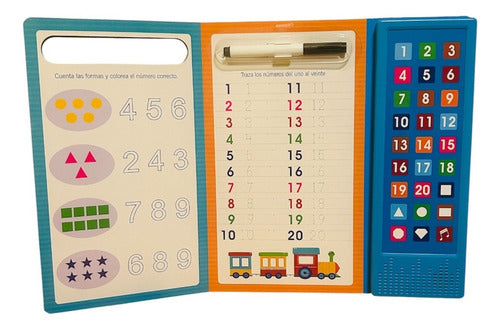 Libro Interactivo Escucha Y Aprende 123 - 27 Sonidos - Lexus