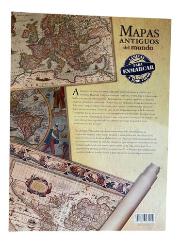 Libro Mapas Antiguos Del Mundo - Lexus - Laminas P/enmarcar
