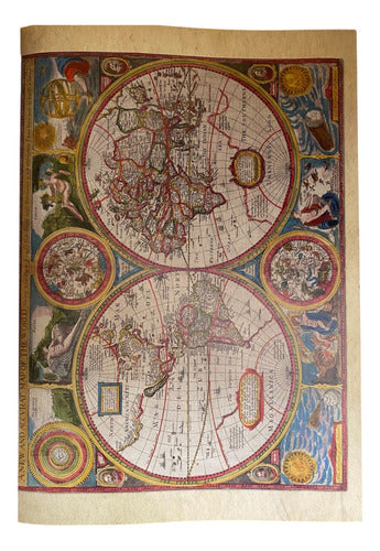 Libro Mapas Antiguos Del Mundo - Lexus - Laminas P/enmarcar