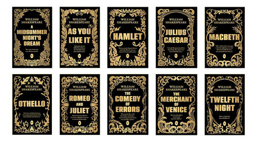 Greatest Works Of William Shakespeare: Set Of 10 - En Ingles
