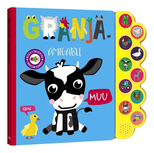 Libro Granja Amigable 10 Sonidos Busca-encuentra - Lexus