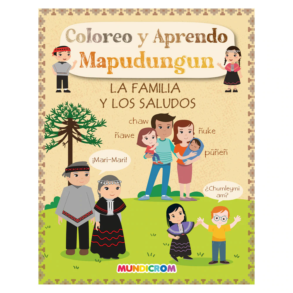 Colección Coloreo Y Aprendo Mapudungun 6 Libros