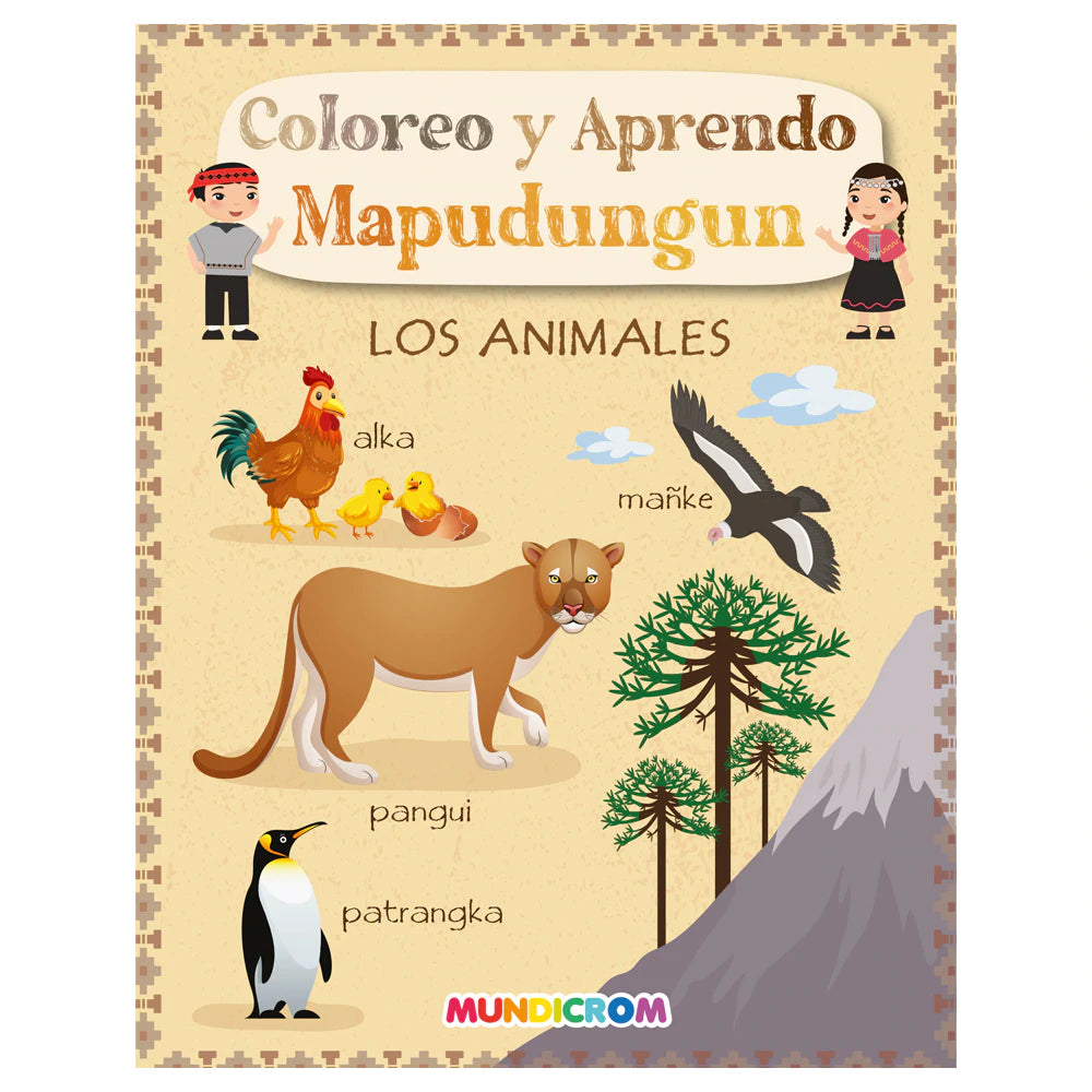 Colección Coloreo Y Aprendo Mapudungun 6 Libros