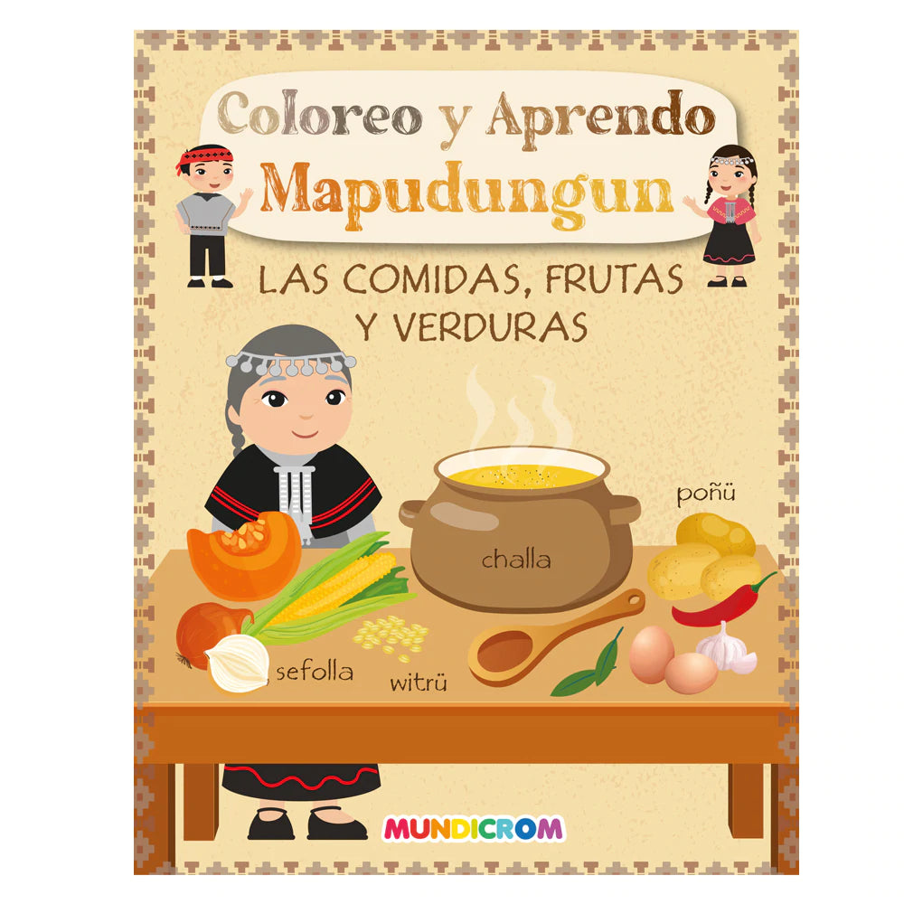 Colección Coloreo Y Aprendo Mapudungun 6 Libros