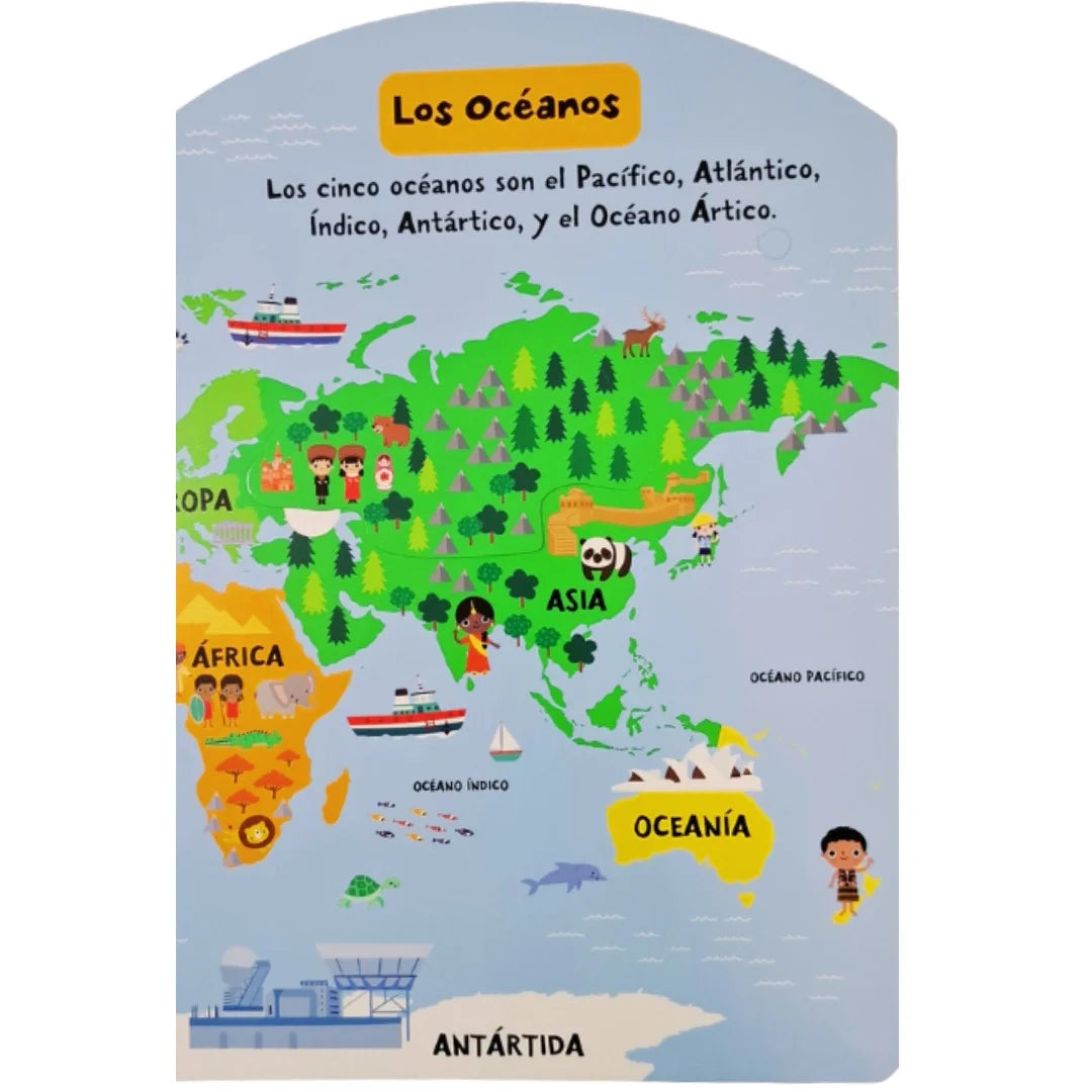 Atlas Datos Mundiales Levanta Solapas