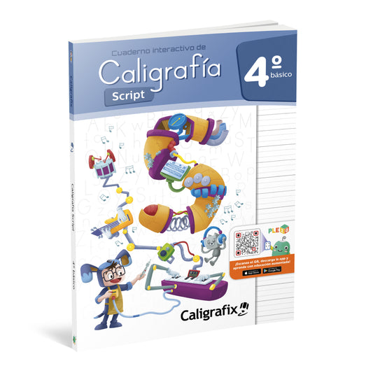 Caligrafix Cuaderno Caligrafia Script 4° Basico