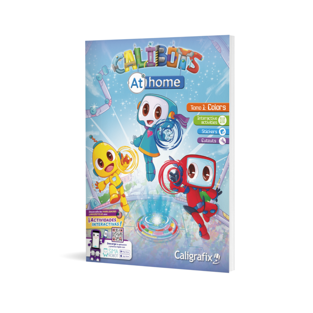 Caligrafix Calibots At Home - Tomo 1: Colors