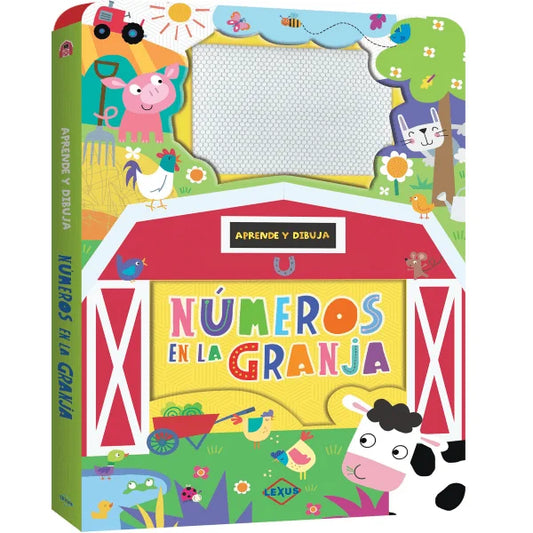 Aprende y Dibuja: Números en la Granja