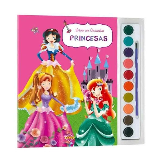 Princesas - Libro con Acuarelas