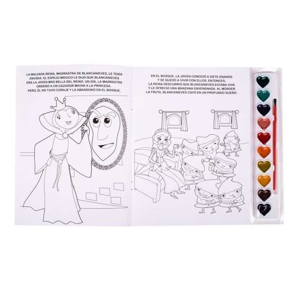 Princesas - Libro con Acuarelas