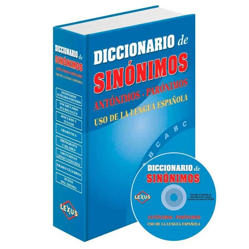 Diccionario de Sinónimos Antónimos Parónimos + CD