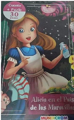 Alicia En El País De Las Maravillas, Cuento + Puzzle 30 Pz