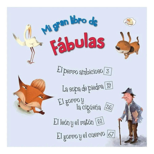 Mi Gran Libro De Fabulas - Lexus - Nuevo Original Tapa Dura