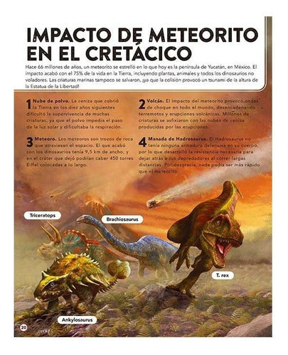 Libro Dinosaurios Y Vida Prehistorica - 50 Sonidos - Lexus