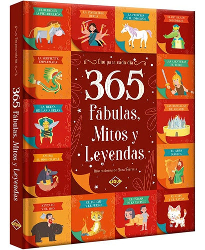 Libro 365 Fabulas, Mitos Y Leyendas- Uno Para Cada Dia Lexus