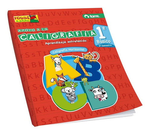 Caligrafia, Torre De Palabras 1° Basico 1er Sem, Horizontal