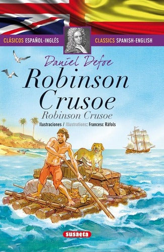 Robinson Crusoe Ed Bilingüe Daniel Defoe Editorial Susaeta En Español Tapa Dura