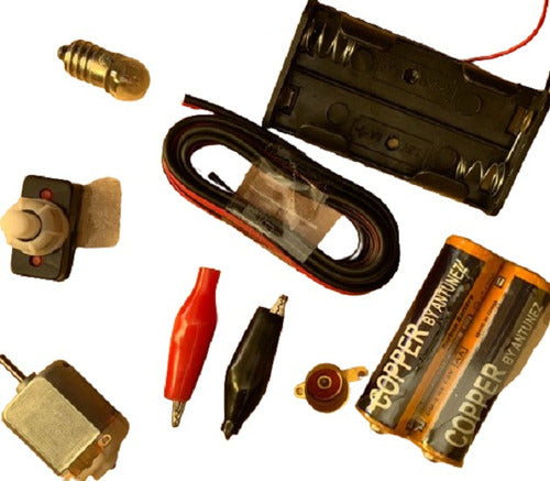 Set Circuito Eléctrico Escolar 10 Piezas