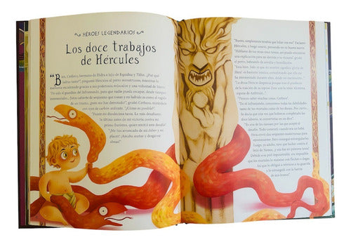 Libro Heroes Y Mitos De La Antigua Grecia - Lexus Tapa Dura