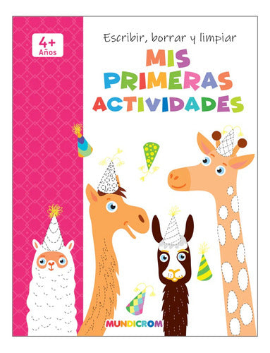 Libro Mis Primeras Actividades, Escribe, Borra Y Limpia