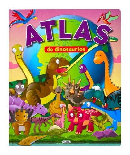 Atlas De Dinosaurios - Tapa Dura Y Hoja Dura - Ed. Saldaña