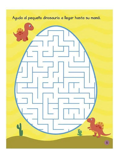 Libro De Actividades Dinosaurios C/stickers - Original Lexus