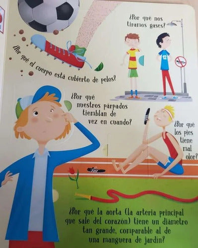 Libro Cuerpo Humano - Levanta Tapitas - 60 Datos Curiosos