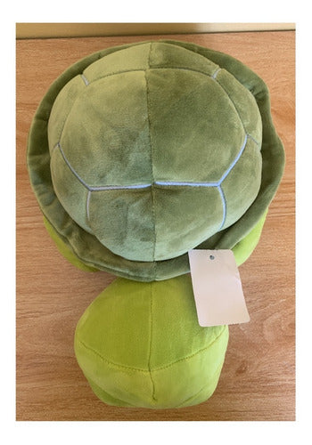 Peluche Tortuga Verde Kawaii De Felpa Suave 35cm Largo