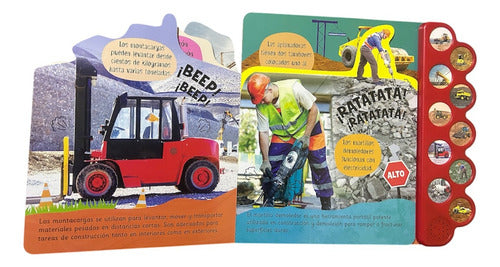 Libro Grandes Maquinas En La Obra De Construccion 10 Sonidos