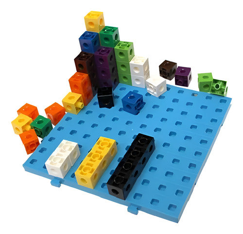 Cubos Multiencaje Unifix Con Base 100