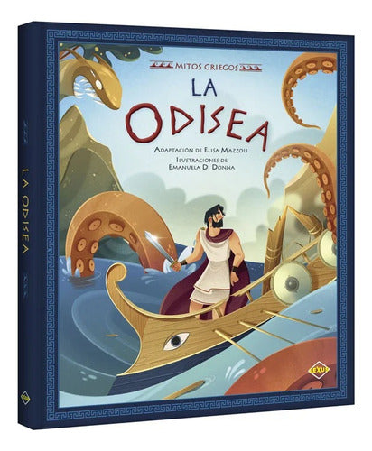 Libro: La Odisea Ilustrado Mitos Griegos Lexus Tapa Dura
