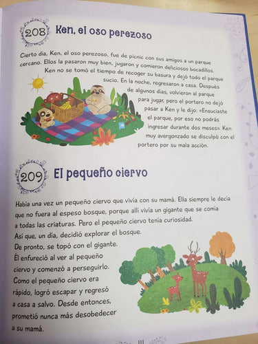 Libro 365 Cuentos De Animales - Disfruta Uno Cada Dia- Lexus