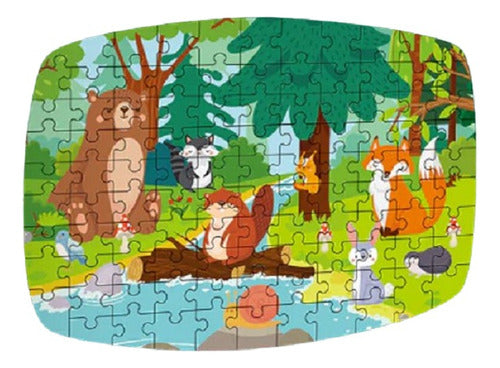 Puzle Familiar Animales Del Bosque (105 Piezas) - Mundicrom